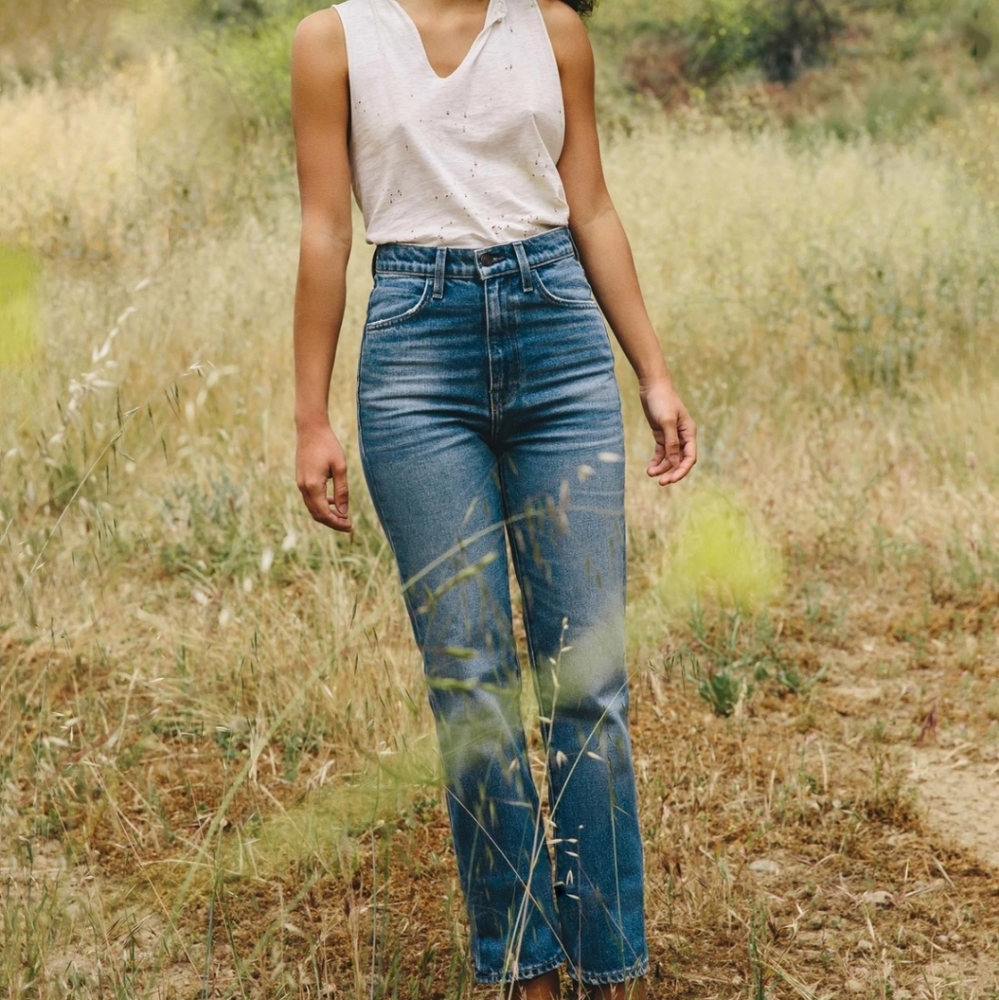 imogene + willie Blue High Rise Women Jeans